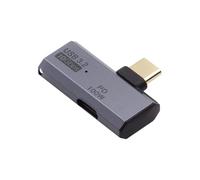 xiwai Splitter USB-C, 1 ingresso, 2 uscite, porta di ricarica, presa di tipo C, USB 3.0, 10 Gbps, dati OTG e alimentatore PD da 100 W per laptop, tablet, telefono
