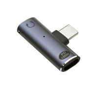 xiwai Type-C USB-C a 3,5 mm Audio DAC AUX Musica 16 bit 48 kHz e adattatore di alimentazione PD da 100 W per telefono laptop tablet 2 in 1 convertitore di carica audio USB C