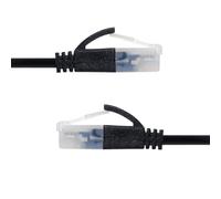 xiwai Ultra Slim Cat6 Cavo Ethernet RJ45 Cavo di rete UTP Patch Cord 90 gradi Cat6a LAN per router portatile TV Box (1,0 m)
