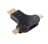 Xiwai USB-C Displayport Mini DP 3in1 a HDMI femmina adattatore tipo C 4K 2K per computer portatile PC