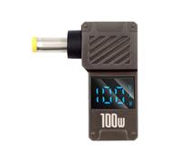 Xiwai USB-C PD 65W Ingresso di ricarica di tipo C a spina jack CC 5,5 x 2,5 mm Display LED intelligente Uscita 100 W Porta di ricarica 20 V 5 A per laptop