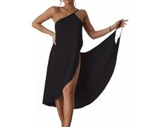 XIWCAFC Copricostume da Bagno Donna Bikini Copri,Pareo Da Spiaggia,Estate Abito da Bikini Cover Up,Copri Costume Mare,Sexy Senza Maniche Pareo Traspirante, Piscina Vacanza Party,Plus Size