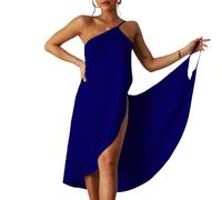 XIWCAFC Copricostume da Bagno Donna Bikini Copri,Pareo Da Spiaggia,Estate Abito da Bikini Cover Up,Copri Costume Mare,Sexy Senza Maniche Pareo Traspirante, Piscina Vacanza Party,Plus Size