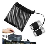 Xiwhuua Shaker portatile per pepe, contenitore per condimenti da campeggio, dispenser in acciaio con borsa per riporre il pranzo sul posto di lavoro, casa, escursionismo, alpinismo