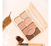 xixi - Dark Rice Light Eyeshadow Palette - Brown Garden #T01 - 13g