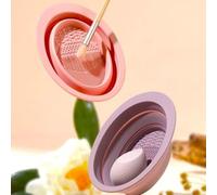xixi - Makeup Brush Cleaning Bowl #02 Pink - 58g