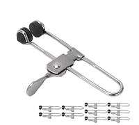 Xixian 10pcs Action Lever Lever Action Grid Warsing Grop Birps per Piastrelle a Soffitto Sospeso con di Montaggio, Maglietta Principale Protetta o Maglietta Incrociata, Uso a Lungo