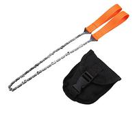 Xixian a Catena Portatile da Sopravvivenza, Taglio Rapido Ed Efficiente, per Tagliare Legna da Ardere in Situazioni di Sopravvivenza, a Catena Portatile con Borsa per Campeggio,