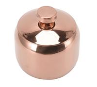 Xixian Barattolo di Condimento in Acciaio Inossidabile, Contenitore di di Zucchero Salato per Campeggio da Picnic da, Organizzatore di Stoccaggio delle Spezie con Coperchio, a Prova (Oro rosa)