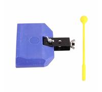Xixian Blocco per Percussioni in Plastica Blu per Kit di Batteria latina: Suono Nitido, Montato su Morsetto