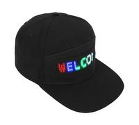 Xixian Cappello Intelligente a LED, Cappello Colorato Modificabile con Controllo delle App per Carnevale per Concerti Esterni, Connessione con App Spotled, Dimensioni Regolabili, (Cappello)