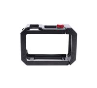 Xixian Gabbia Leggera in Alluminio Adatta per Action 5 Pro, con Pannello Laterale Magnetico, Supporto per Slitta Fredda, la Creazione di Contenuti (Rosso)