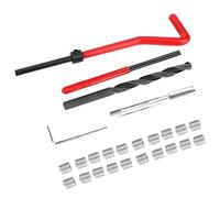 Xixian Kit di Riparazione Filo 25pcs Kit in Acciaio Inossidabile per Trapinatore Inossidabile Inserzione Inserzione Strumento di Inserimento del Rubinetto M7X1, Accessori Completi per