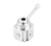 Xixian Kit di Strumenti e Supporto per Utensili Mini per il Tornio Rapido, Lega di Alluminio, con Diversi Portafogli per Utensili per la Svolta Cilindrica, Rivolta, Taglio, Knurling