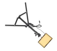 Xixian Kit Luce Video LED 2 Pezzi con Supporto Treppiede, Luci Fotografiche USB con 18 Filtri Colorati, Illuminazione da Studio a luminosità Regolabile per Streaming Live, Conferenze, Fotografia,