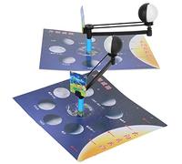 Xixian Kit Modello Fasi Lunari Fai da Te per Bambini Apprendimento | Giocattolo di assemblaggio sicuro in plastica, strumento per esperimenti di fisica per asa e via, migliora la