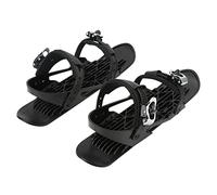 Xixian Mini Scarponi da Sci Scarponi da Snowboard con Attacchi Regolabili per Sentieri Forestali Invernali all'Aperto, Adatto a Scarpe per Adulti US 5-14, Ingranaggio Metallico in Nylon Portatile