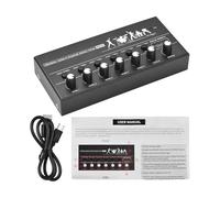Xixian Mixer a 6 con Alimentazione USB-C, I/O da 6,35 Mm/,5 Mm, Interruttore Stereo/mono