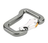 Xixian Paracadute Moschettone 18KN Lega di Alluminio Resistente Gancio per | Lucchetto principale anodizzato leggero, gancio principale del parapendio, accessorio sicuro per l\'attrezzatura da