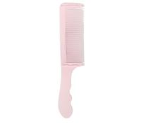 Xixian Pettine Barbiere Curvo con Parte Superiore Piatta e Design a Forma di S per un Taglio Preciso (Rosa)
