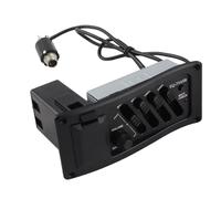 Xixian Pickup per Chitarra EQ7545 con Controllo Batteria, Equalizzatore a 4 Bande per Amplificazione del Suono di Chitarra Classica Folk Kit di Accessori Universali