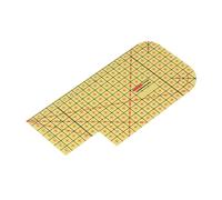 Xixian Righello da Stiro Resistente Al Calore per Cucire, Strumento Flessibile per Misurare l'Orlo Caldo con Superficie Antiscivolo, Guida in Plastica Fino a 160°C Quilting e Piegatura di Tessuti