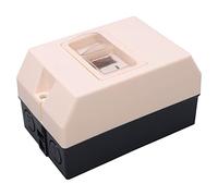Xixian Scatola Interruttore Automatico Impermeabile per GV2 MC02 ME, Custodia di Distribuzione Ignifuga in ABS con Protezione Palmo, Custodia di Protezione Elettrica Resistente all'usura 140x90x85 Mm
