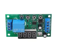 Xixian Scheda relè Contaimpulsi a 1 Canale Precisione 0,01 S Modulo Timer Ritardo Ritardo 0,1-9999999,9 S con Ingresso Isolamento Optoaccoppiatore NPN Compatibile PNP 12 modalità per il Controllo