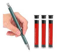 Xixian Set di Matite a Carboncino Cancellabili da 4,0 Mm - Matita per Disegno Automatico con Nucleo Morbido/medio/duro e Temperamatite Incorporato