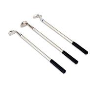 Xixian Set di Penne per Mini Mazze da , Penna a Sfera Regalo con Palline, Bandiera e Scatola, Penna Stile Mazze da per Appassionati di , Penne a Sfera con Inchiostro a 3 Colori con