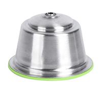 Xixian Tazza da Caffè in Acciaio Inossidabile Riutilizzabile, Tazza da | Coperchio in silicone alimentare, pressa precisa per polvere, uso domestico o in ufficio, accessorio per la preparazione
