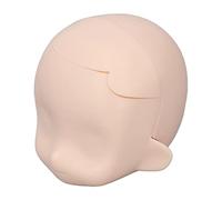 Xixian Testa di Bambola Vuota 1/12 per con Snodo Sferico, Base Frontale in Cemento in Plastica Rimovibile per Personalizzazione del Trucco Fai da Te, Parte di Ricambio Squisita Figure Scala 1/12