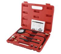 Xixian Tester Pompa Iniezione Manometro Pressione 0-100 PSI per Motore a | Costruzione in alluminio e ottone, adatto per sistemi GM, , MPC giapponesi, strumento diagnostico per il controllo della