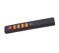 Xixian TV Remote Control Learning Smart Controller Universale, Big Pulson Sostituzione per TV/STB/DVD//HIFI/VCR, Colore Arancione, Distanza Remota 10m, Dimensioni Ridotte con Materiale (Arancia)