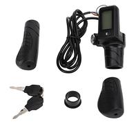 Xixian Twist del Manubrio della velocità del Display LCD, Set di Impugnatura a Farfalla Scooter per Bici Elettriche, Accessori per Modifiche Perfette, Compatibili con Manubrio da 22,5