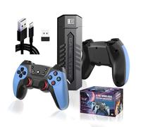 XIXIMENG X2 Blu Console da gioco retrò 256GB - 4K Game Stick 70000+ Giochi,50+ Emulatori,Uscita HDMI,Console di gioco portatile con 2 Controllori Wireless,Plug and Play,TV/Computer,Regalo per Uomini