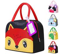 XiXiRan Borsa per Bento, Lunch Bag Bambini, Sacchetti per il Pranzo Isolati, Borsa Termica Pranzo al Sacco Per Ragazza, Dinosauro Pranzo al Sacco Termico, Sacchetti Portaoggetti (HL)