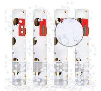 XiXiRan Tubi Coriandoli Bianco*4pcs, Cannone Sparacoriandoli per Matrimonio, Compleanno e Laurea