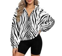 xixirimido Felpa con cappuccio in pile corta da donna con mezza zip a | Comodo pullover con cappuccio, fodera in pile, moda Y2K Street Going Outfit, abbigliamento invernale autunnale, S-3XL