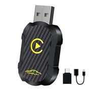 XIXIXIAXIA Adattatore wireless Carplay, converte Carplay cablato in, adattatore wireless plug and play per auto dopo il 2016, compatibile con iPhone iOS 10+