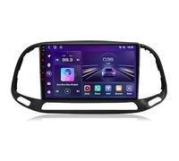 XIXIYAN Android 15 Autoradio 9 Pollice GPS Navigation per Fiat Doblo 2015-2019 Dvd Player Radio Collega e USA Supporto Dab/Controllo del Volante/Bluetooth/Carplay,8 Core 4G+WiFi 8G+256G