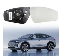 XIXIYAN Vetro Specchietto Retrovisore per A-UDI Q4 E-Tron 2021+, Specchio Sostituzione Riscaldato con Piastra di Supporto, Adatto a Destra O Sinistra del Veicolo,left-1-pcs
