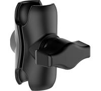 XiXiYang Braccio a doppia presa da 25 mm, taglia B, 1 '' a sfera, corto, compatibile con supporti RAM, presa a sfera in metallo, lunghezza totale 5,5 cm, per bici e moto, adattatore a sfera da 2,5 cm,