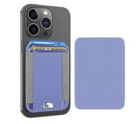 XIXKOLYU® Portafoglio Magnetico per Apple MagSafe, Porta Carte per iPhone 12/13/14, Wallet in Pelle (Viola)