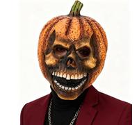 XIYANGJUAN Halloween Pumpkin teschio maschera per vestire in modo buffo la Maquerade Cosplay di Pumpkin maschile