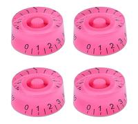 XIYANGJUAN Manopole per chitarra elettrica, 4 pezzi, rosa, per controllo del volume, volume, velocità, velocità, per chitarra elettrica, stile LP