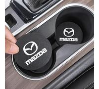 XIYUANFA 2 Pezzi Sottobicchieri da Auto per Mazda 3 II Sedan(BL) 2011-2013, Portabicchieri Tappetini Portabevande per Auto Sottobicchiere Inserto Sottobicchieri Antiscivolo