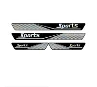 XIYUANFA 4 Pezzi Battitacco Auto per Suzuki Swift/Sport/Hybrid 2017-2022 2023 2024, Adesivi Soglia Auto Esterno Piastra Protezione AntiGraffio Pedale Battitacco Prevenire Anti Scratch,C