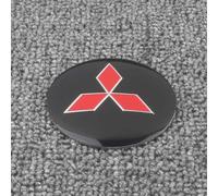 XIYUANFA 4 Pezzi Coprimozzi Autoadesivo per Mitsubishi Galant, Fregi Cerchi Hubcap Sticker Copriruota Centrale Dell'auto Stickers Auto Styling Accessori,C56.5mm