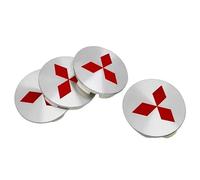 XIYUANFA 4 Pezzi Coprimozzo Centrale per Mitsubishi Eclipse Cross PHEV Hybrid 2021 2022 2023+, Copricerchi Tappi Mozzo Ruota Fregi Cerchi Dell'Auto Sostituzione Auto Accessori,C58mm